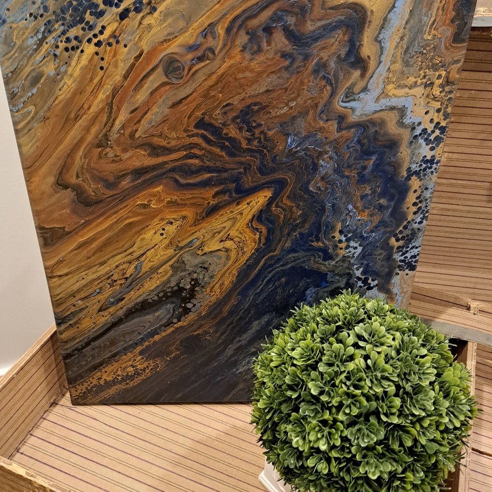 Acrylic Pour Painting